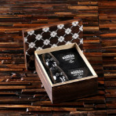 Set of 2 Slate Coasters and Stemless Wine Glasses (Inside)