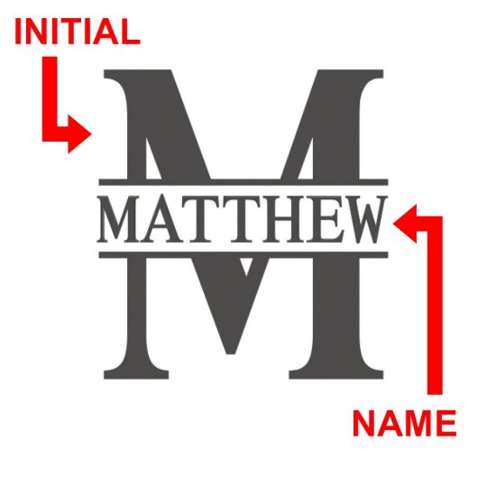 Set of 2 Stamped Monogram Balloon Gin Glasses (Design)