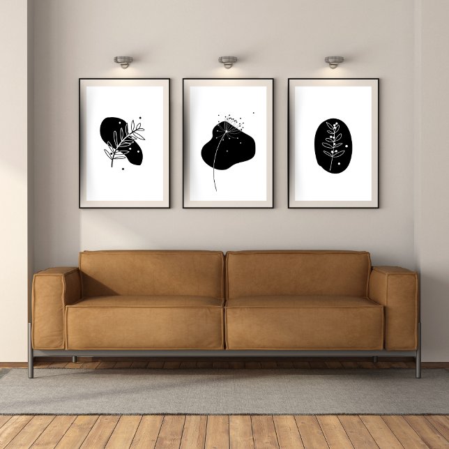 Set Of 3 Abstract Geometric Poster (Creator Uploaded)