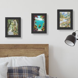Set of 3 Aesthetic Landscape Wall Art Prints