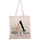 Set of 3 Elegant Pink Roses Canvas Tote Bags (Front)