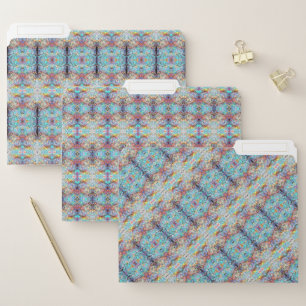 Set of 3 File Folders Opal