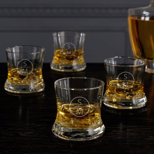 Set of 4 Emerson Clooney Whiskey Glasses