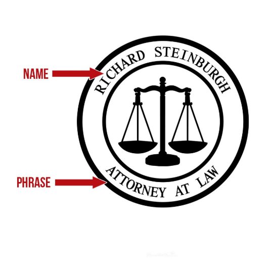 Set of 4 Engraved Scales of Justice Whiskey Glass (Example)