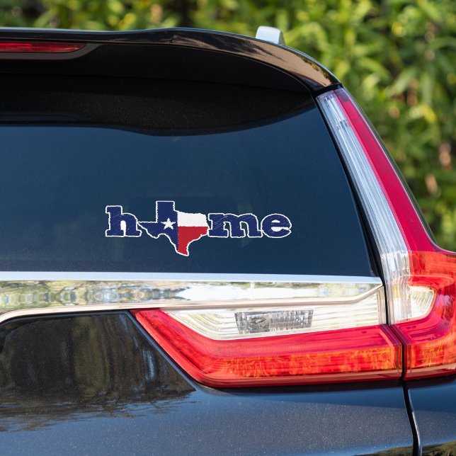 Set of 4 Texas Home - Lone Star State Custom-Cut Sticker (Creator Uploaded)