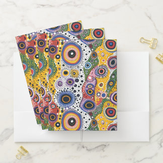 Set of 5 Folders with Psychedelic Master Pockets