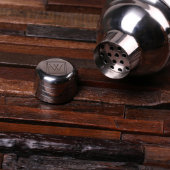 Set of 5 Monogram Steel Utensils & Cocktail Shaker (Inside)