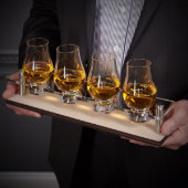 Set of 5 Serving Tray & Engraved Glencairn Glasses (Example)