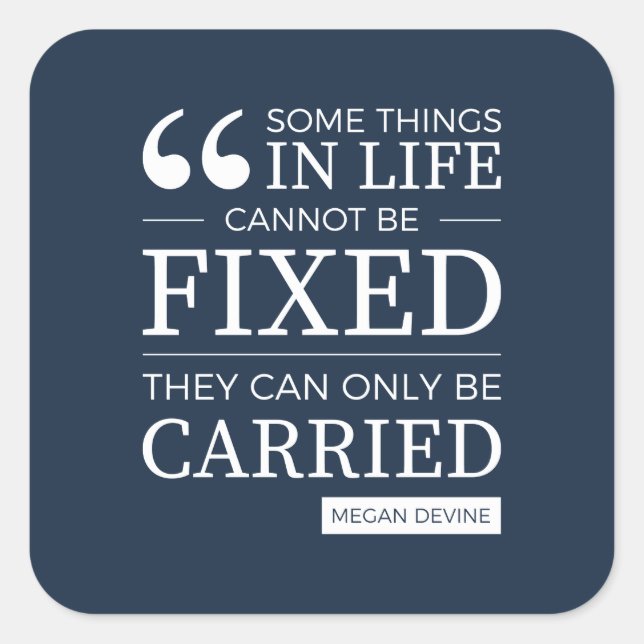 set of 6 "can't be fixed" stickers in navy (Front)