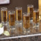 Set of 6 Classically Monogrammed Tall Shot Glasses