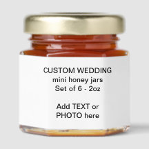 Set of 6 Custom Wedding Mini