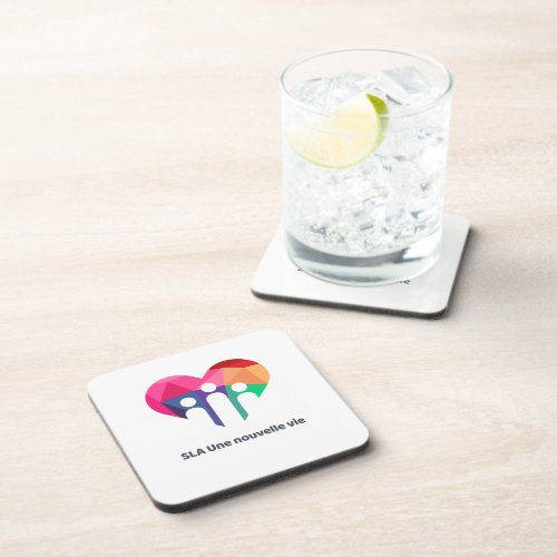 Set of 6 gray glass underneath for aperitif beverage coaster