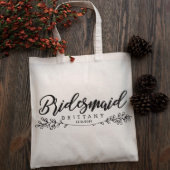 Set Of 6 Hand Drawn Round Leaves Canvas Tote Bags (Front)