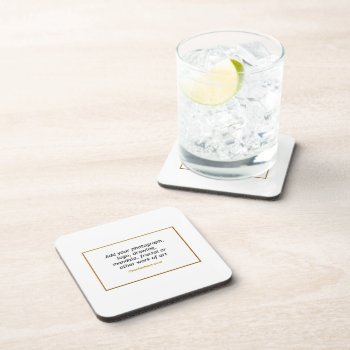 Set Of 6 Hard Plastic Coasters With Cork Back by Casefashion at Zazzle