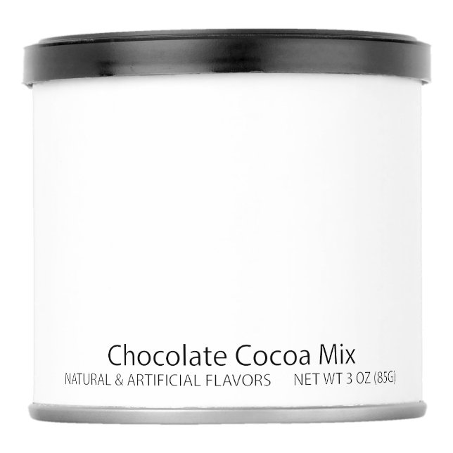 Set of 6 Hot Chocolate Delicious instant drink mix (Front)
