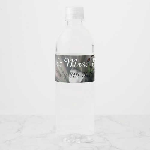 Set of 6 Personalized Water Bottle Wedding Labels