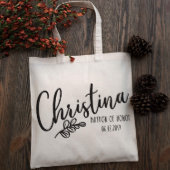 Set Of 6 Quirky Leaves Floral Canvas Tote Bags (Front)