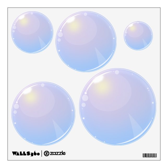 Set of Bubble Decals (Front)