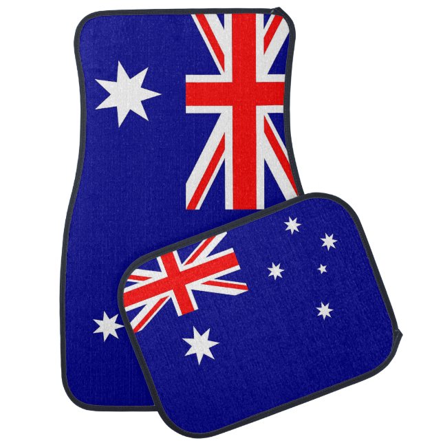 Set of car mats with Flag of Australia (Set)