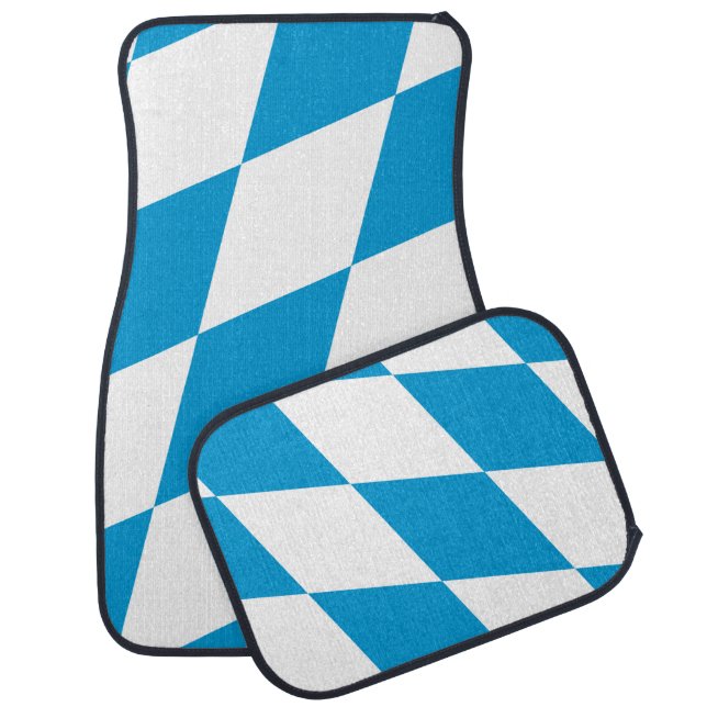 Set of car mats with Flag of Bavaria (Set)