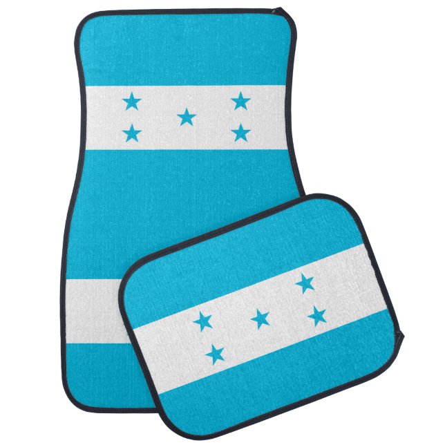 Set of car mats with Flag of Honduras (Set)