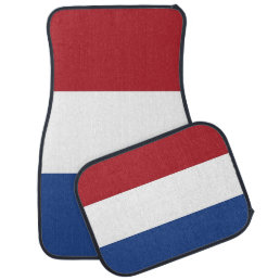 Set of car mats with Flag of Netherlands