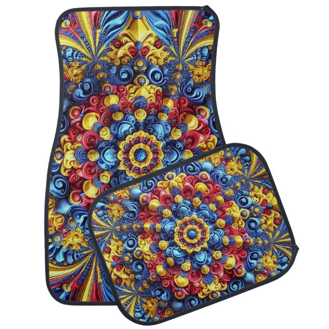 Set of car mats with Romanian Colors (Set)
