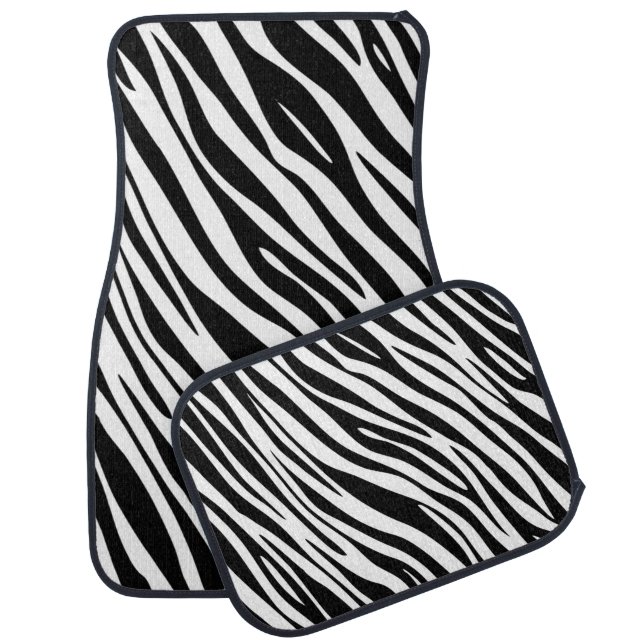 Set of Car Mats zebra print (Set)