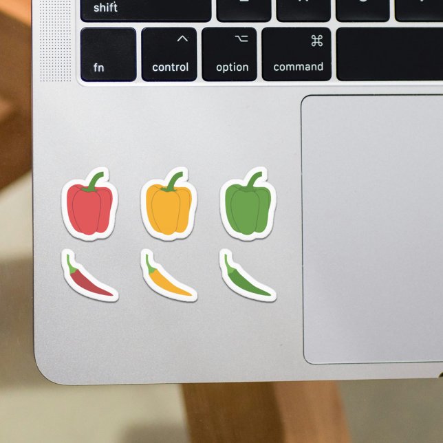 Set of Chili Peppers & Bell Peppers Stickers (Set of Chili Peppers & Bell Peppers Stickers)