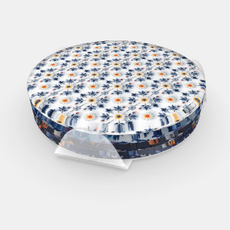 Set of Coasters with Floral Pattern