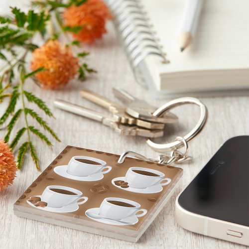 Set Of Coffee Keychain