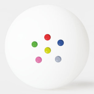 Set of colored balls