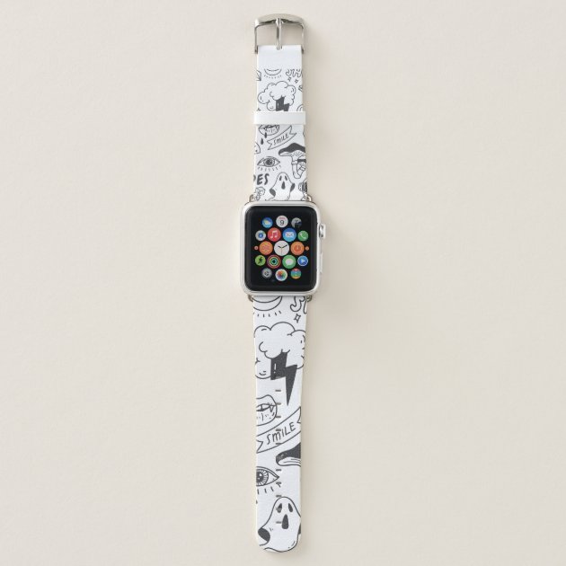 Watch Band for Apple Watch - Space Doodle – Beyond Bare Soles