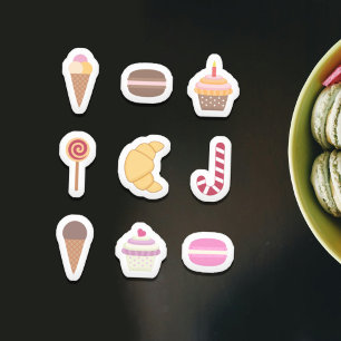 Set of Dessert & Sweet Treats Stickers