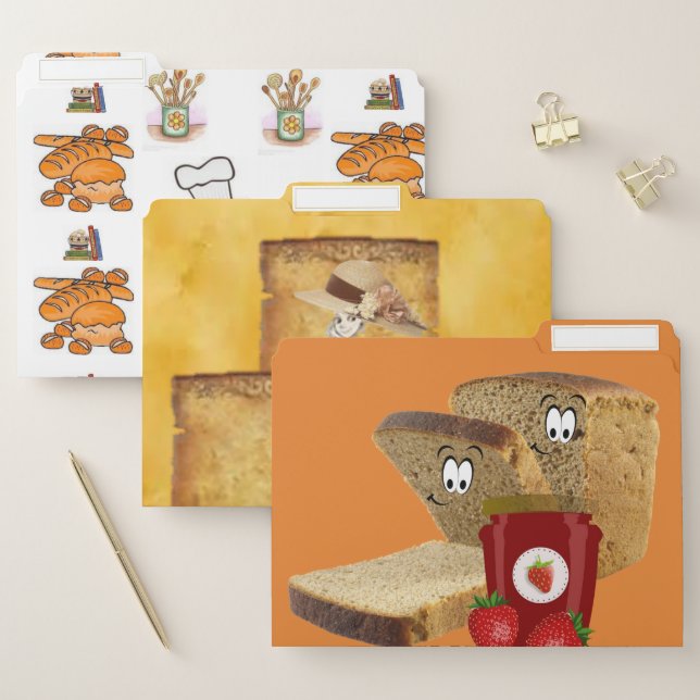 Set of File Folders Bread (Set)
