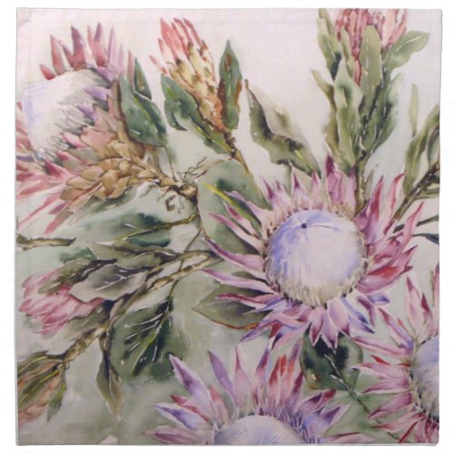 Set of Four Protea Napkins