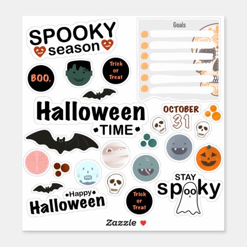 Set of Halloween Stickers