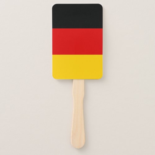 Set of hand fan with flag of Germany
