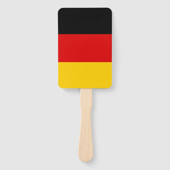 Set of hand fan with flag of Germany (Front)