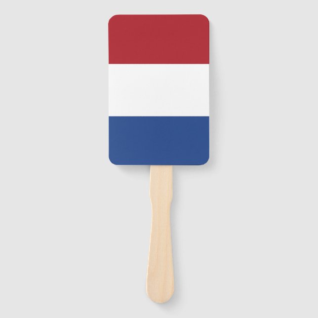 Set of hand fan with flag of Netherlands (Front)