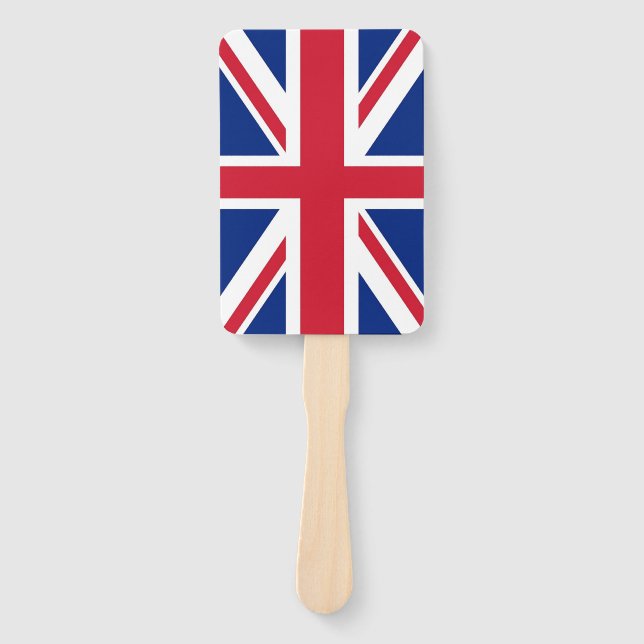 Set of hand fan with flag of United Kingdom (Front)