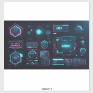 set of icons for design , Collection of Vector ico Sticker