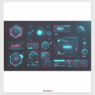 set of icons for design , Collection of Vector ico Sticker