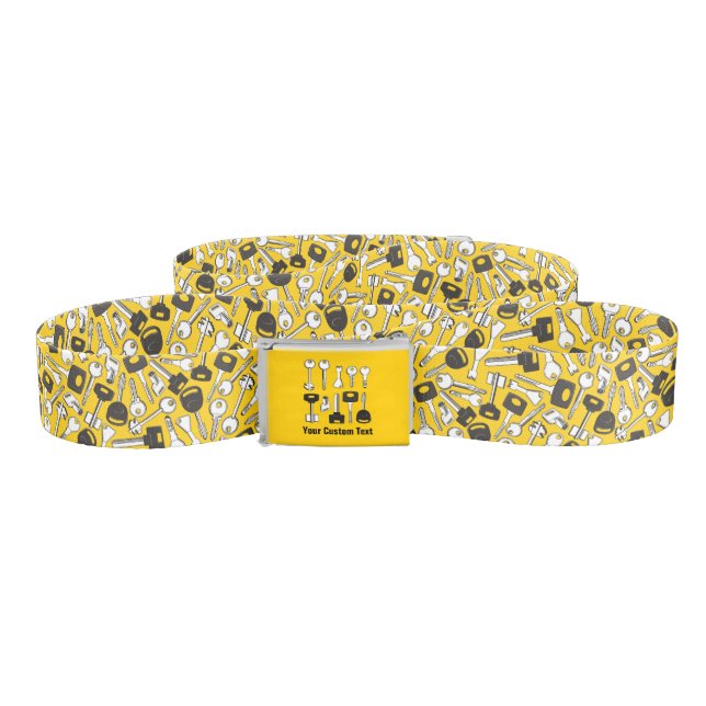 Set of Keys Background Belt (Zig-Zag)