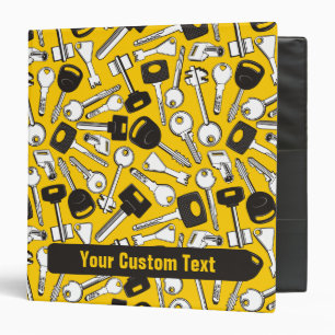 Set of Keys Background Binder
