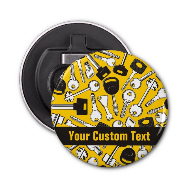Set of Keys Background Bottle Opener (Front)