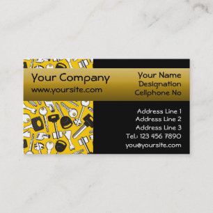 Set of Keys Background Business Card