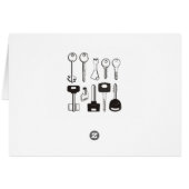 Set of Keys Background Cards (Back Horizontal)