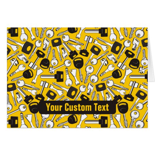 Set of Keys Background Cards (Front Horizontal)