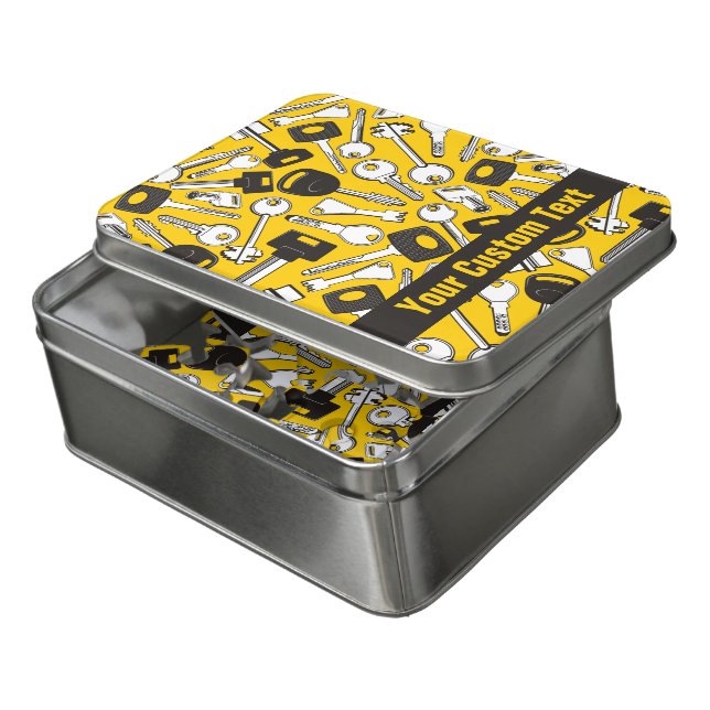Set of Keys Background Jigsaw Puzzle (Lid Open)